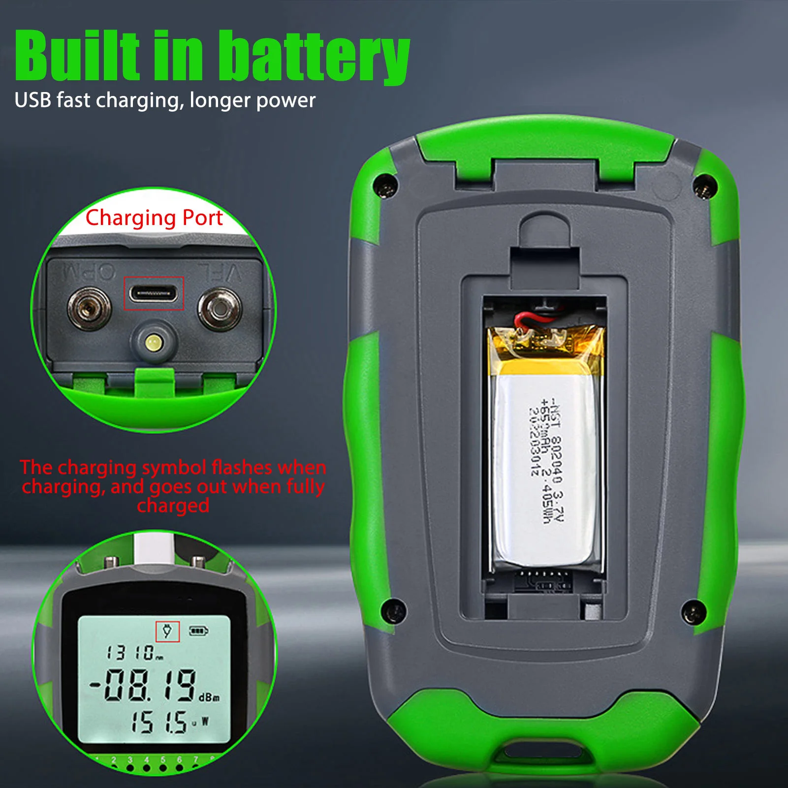 Energy Monitor Meter - Tester di potenza per cavi ottici