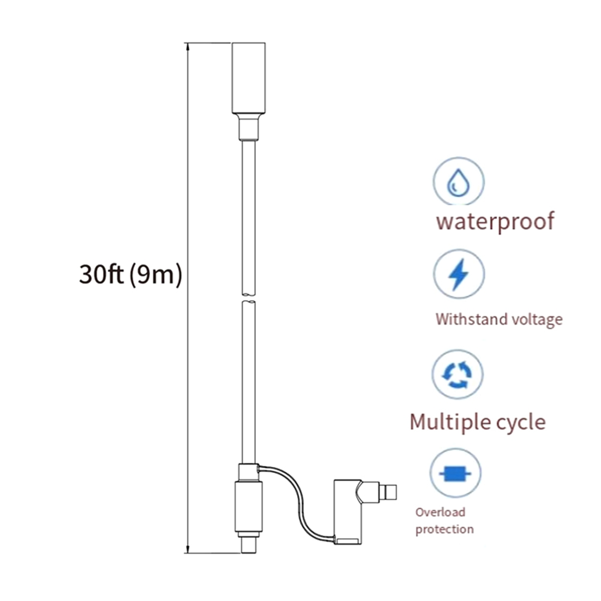Solar Generator - Cavo di prolunga ABNJ 12AWG per