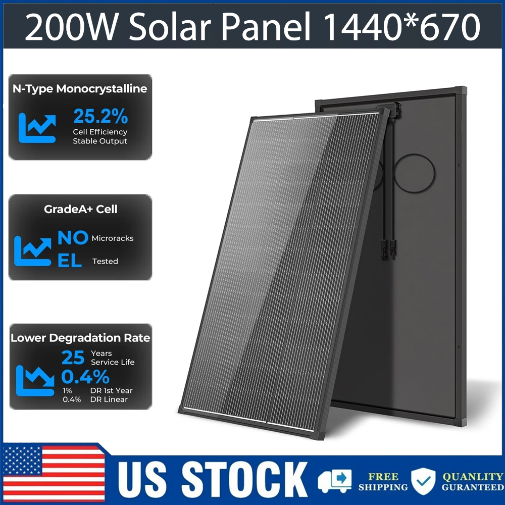 Solar Panel 200W - Pannello Solare AeternaSol 400W 200W 18V