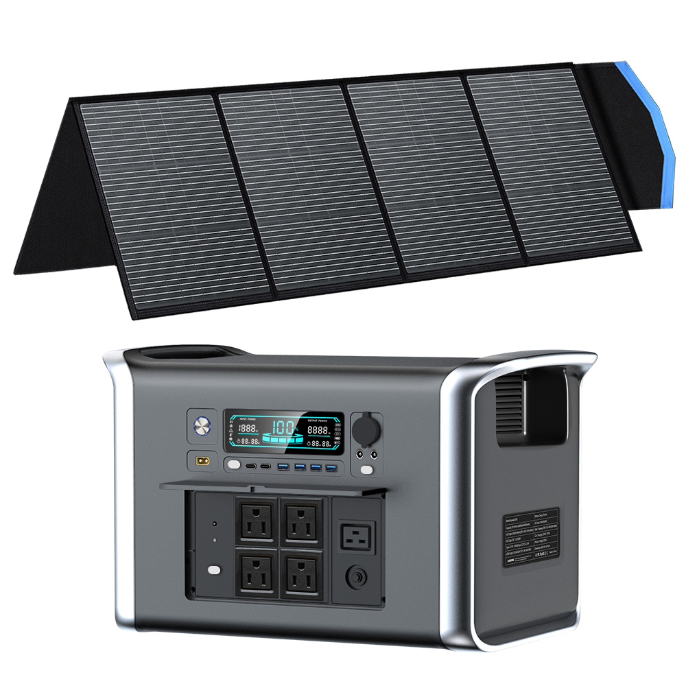 Solar Panel 200W - CTOLITY AP2000 Centrale elettrica portatile da