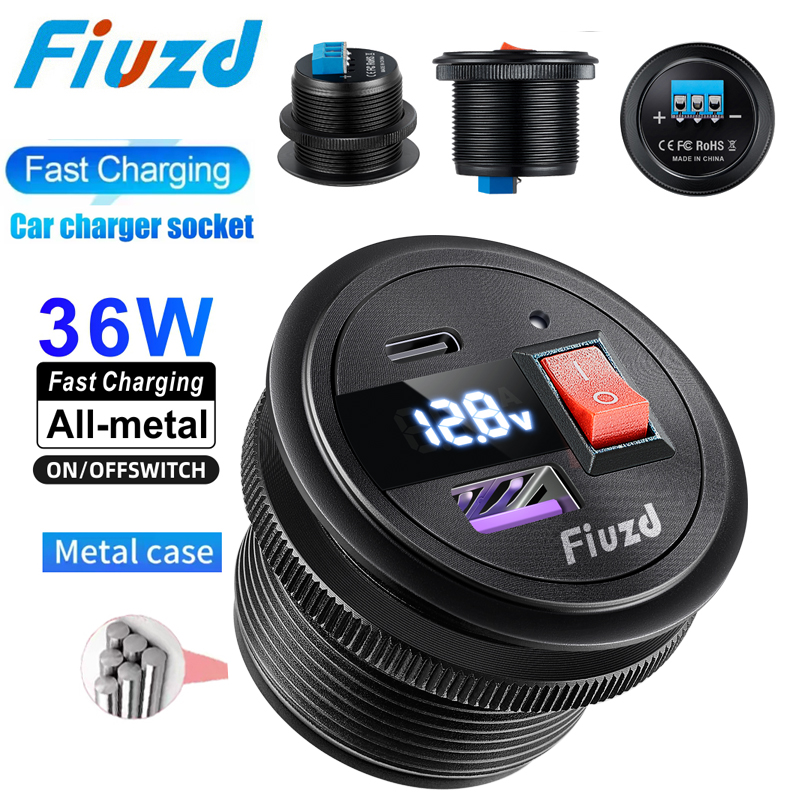Energy Monitor Meter - Presa USB per auto USB 24v