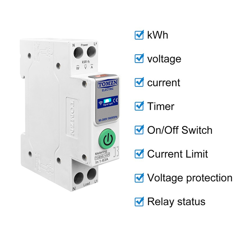 ABDE-TOMZN TOB9S-VAP TUYA Smar - Energy Monitor Meter recensione e prezzo