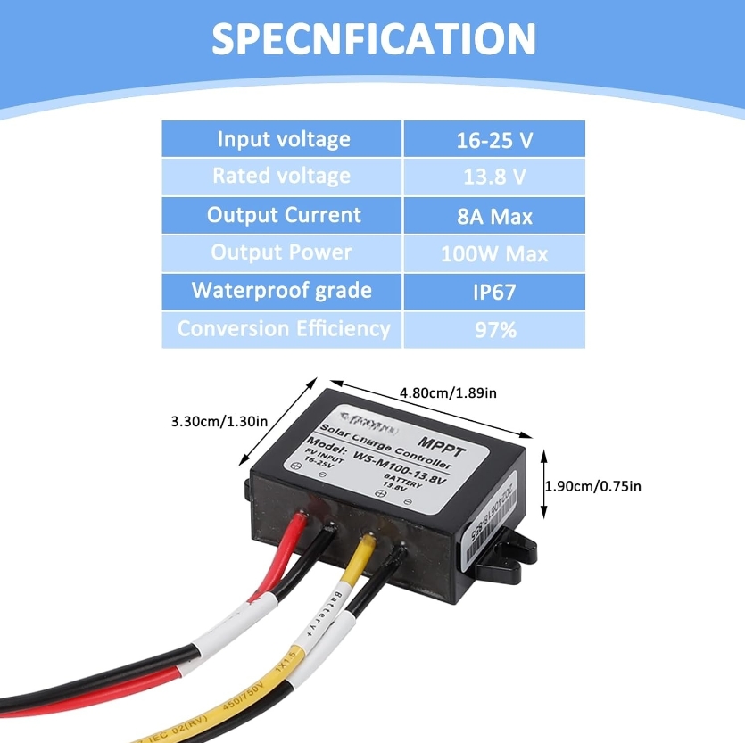 Regolatore di Carica Solare MP - Charge Controller Solar recensione e prezzo