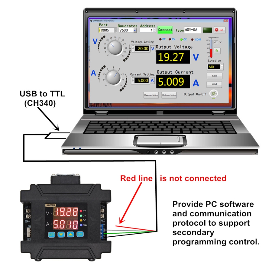 DPM8650 485RF DPM8650 60V 50A  - Charge Controller Solar recensione e prezzo