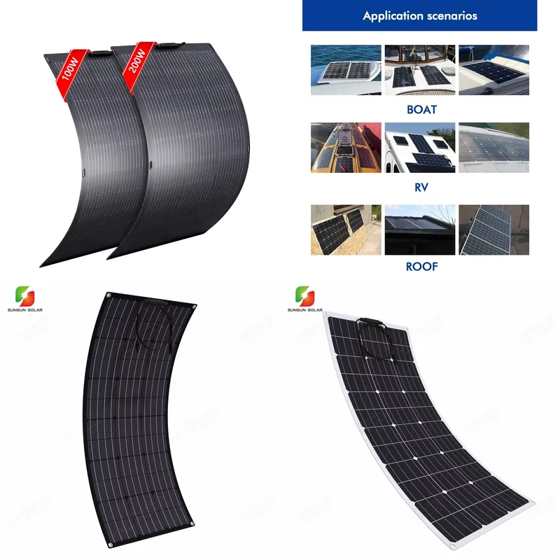 Pannello Solare Flessibile 50W - Solar Panel 200W recensione e prezzo