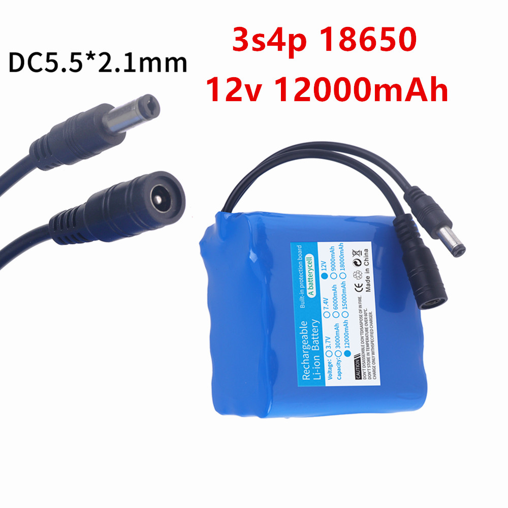 Batteria 12V 12000mAh 3S4P, ca - Lithium Battery 12V recensione e prezzo